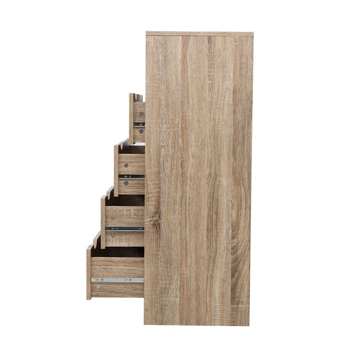 Artiss 6 Chest of Drawers - MYLA Oak -Home Living Store - -