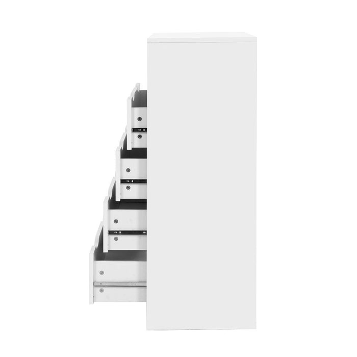 Artiss 6 Chest of Drawers - MYLA White -Home Living Store - -