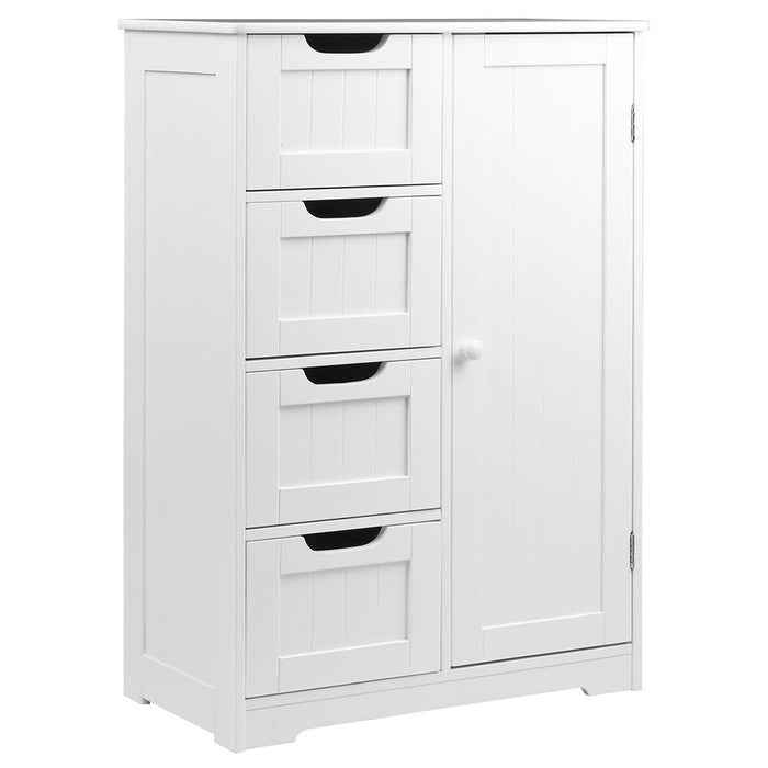 Artiss Bathroom Cabinet Storage Drawers White -Home Living Store - -