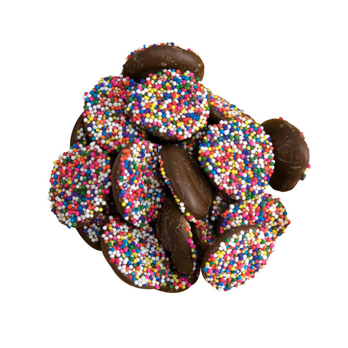 Asher's Milk Chocolate Rainbow Nonpareils Candy - 8 LB