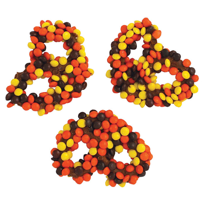 Asher's Reese's Pieces Milk Chocolate Covered Pretzel Candy - 6 LB