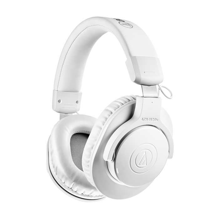 Audio Technica ATHM20XBT Wireless Over-Ear Headphones White White