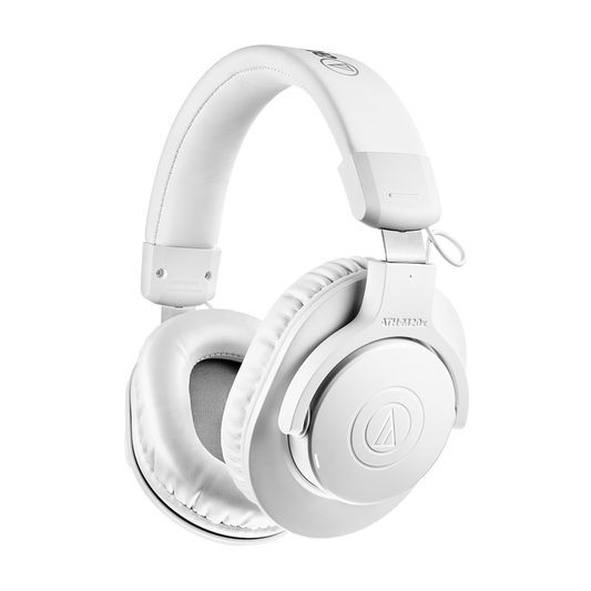 Audio Technica ATHM20XBT Wireless Over-Ear Headphones White White