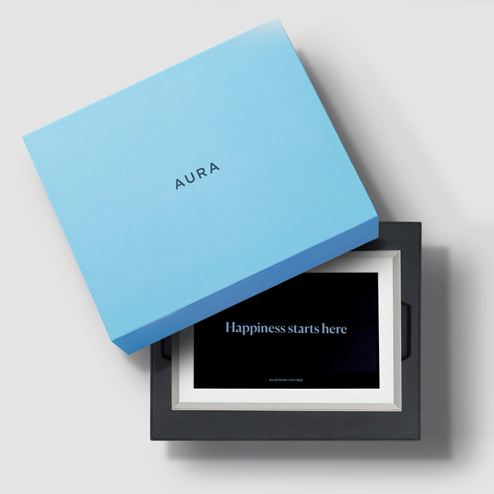 Aura Carver 10.1" Digital Photo Frame – Clay with Mat – view 7