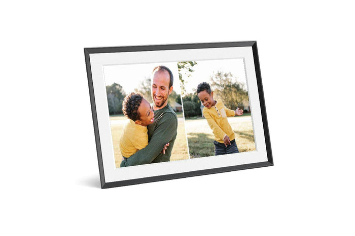 Aura Carver 10.1" Digital Photo Frame with Mat – Clay – view 2