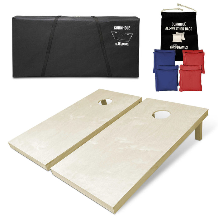 Australia Flag Cornhole Set - Black Wood