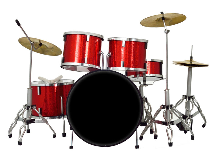 AXE HEAVEN - CLASSIC 5-PIECE RED SPARKLE MINI DRUM KIT