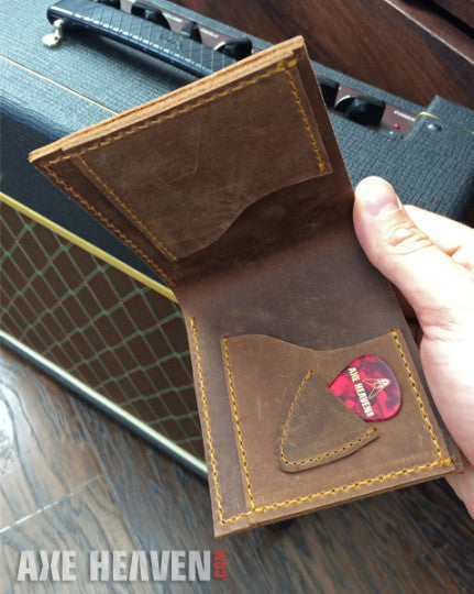 AXE HEAVEN® - CLASSIC BLONDE ELECTRIC GUITAR HANDMADE WALLET
