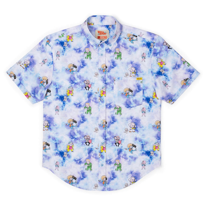 RSVLTS Back To The Future Short Sleeve Shirt Back to the Future "Gigawatt Warriors" – KUNUFLEX Short Sleeve Shirt Back to the Future "Gigawatt Warriors" – KUNUFLEX Short Sleeve Shirt
