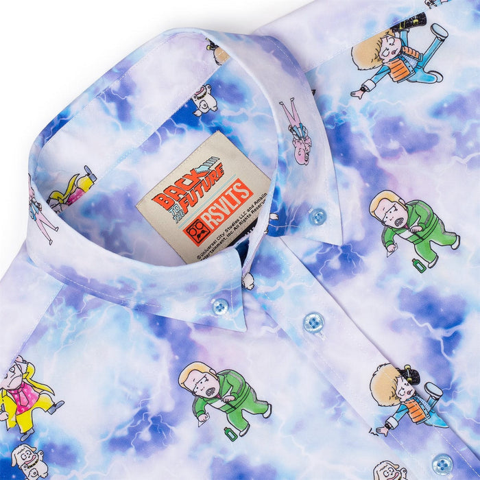 RSVLTS Back To The Future Short Sleeve Shirt Back to the Future "Gigawatt Warriors" – KUNUFLEX Short Sleeve Shirt Back to the Future "Gigawatt Warriors" – KUNUFLEX Short Sleeve Shirt