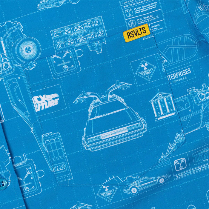 RSVLTS Back To The Future Short Sleeve Shirt Back to the Future "If My Calculations Are Correct" – KUNUFLEX Short Sleeve Shirt Back to the Future "If My Calculations Are Correct" – KUNUFLEX Short Sleeve Shirt