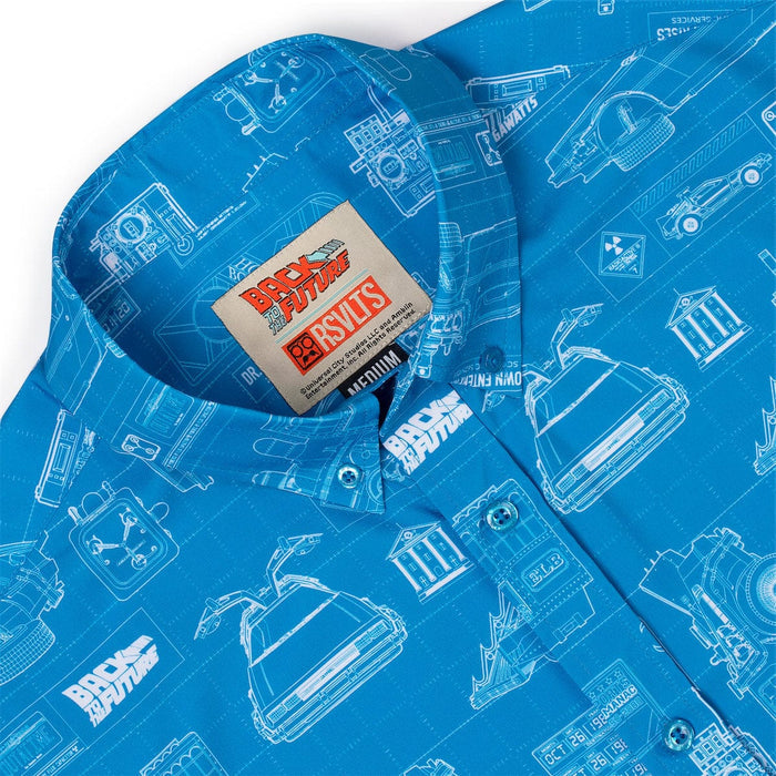 RSVLTS Back To The Future Short Sleeve Shirt Back to the Future "If My Calculations Are Correct" – KUNUFLEX Short Sleeve Shirt Back to the Future "If My Calculations Are Correct" – KUNUFLEX Short Sleeve Shirt