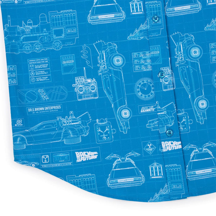 RSVLTS Back To The Future Short Sleeve Shirt Back to the Future "If My Calculations Are Correct" – KUNUFLEX Short Sleeve Shirt Back to the Future "If My Calculations Are Correct" – KUNUFLEX Short Sleeve Shirt