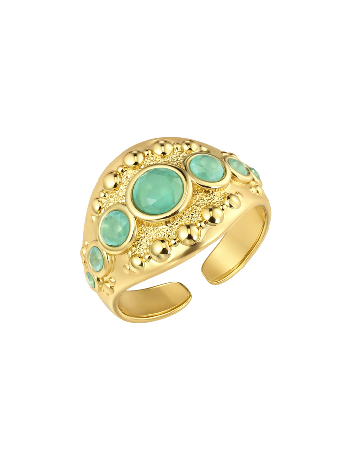 Bali Ring in Aqua
