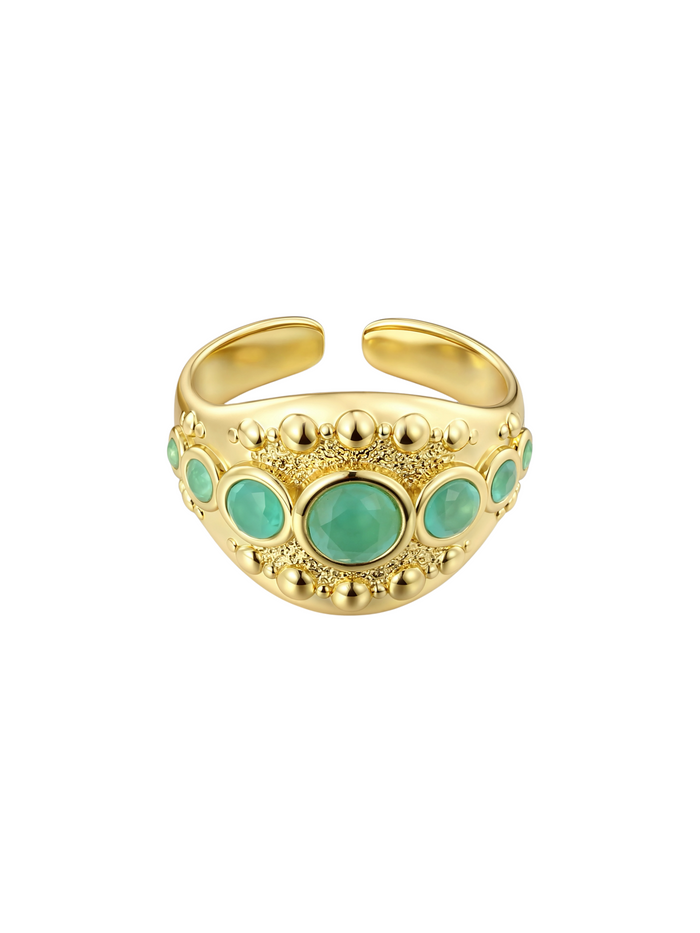Bali Ring in Aqua