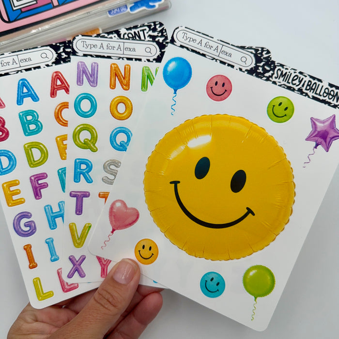 Balloon Font Stickers