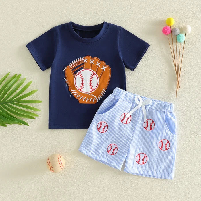 BASEBALL Blue Outfit