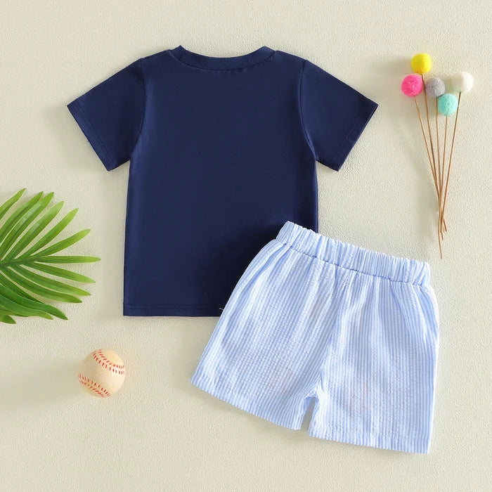 BASEBALL Blue Outfit
