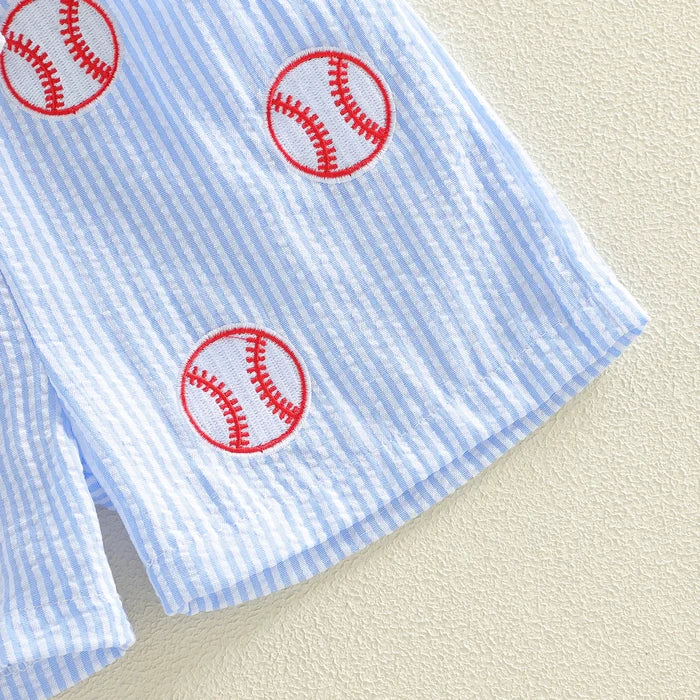 BASEBALL Blue Outfit