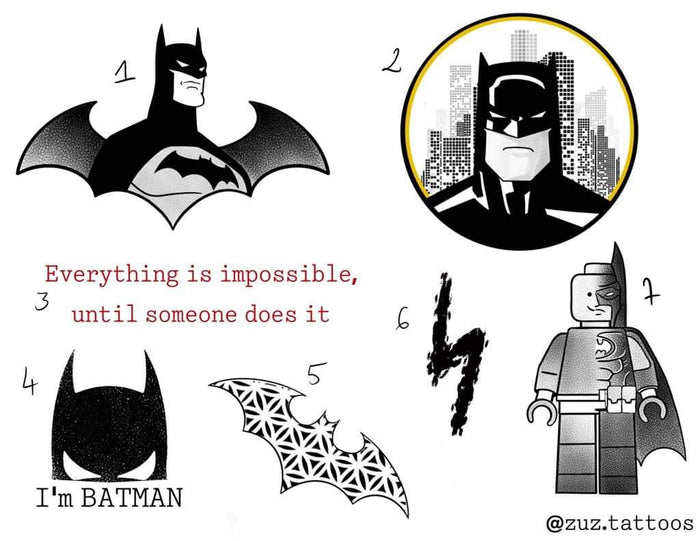 Batman inspired designs by Zuzanna