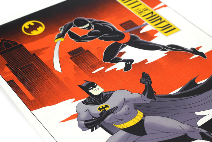 Batman: The Animated Series - Night of the Ninja Variant Screenprinted Poster