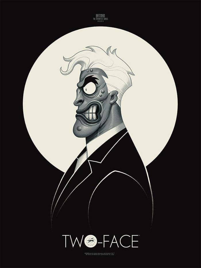 Batman: The Animated Series - Two Face Screenprinted Poster