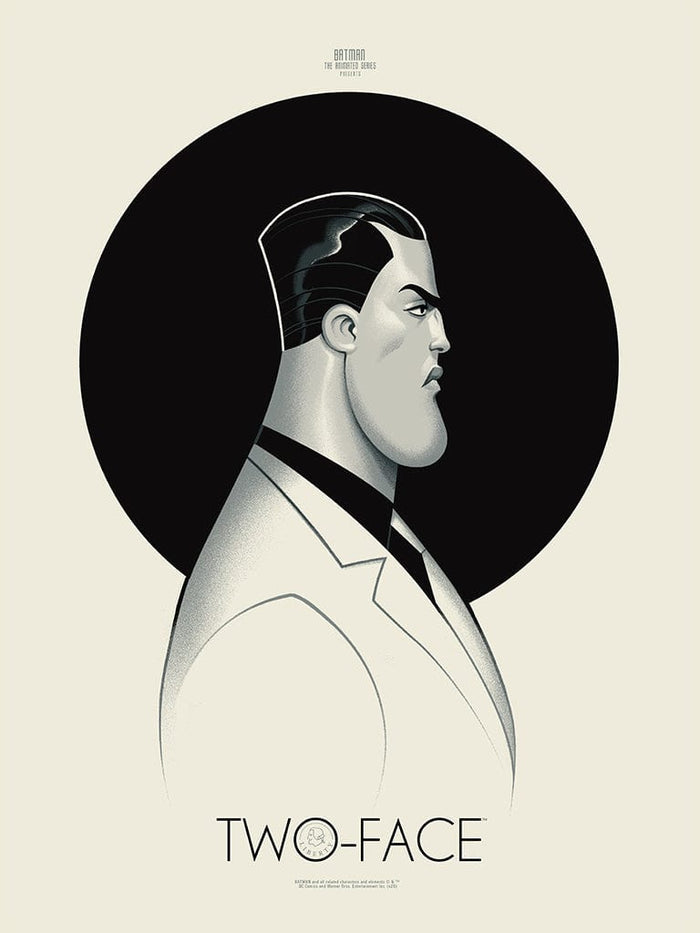 Batman: The Animated Series - Two Face Screenprinted Poster