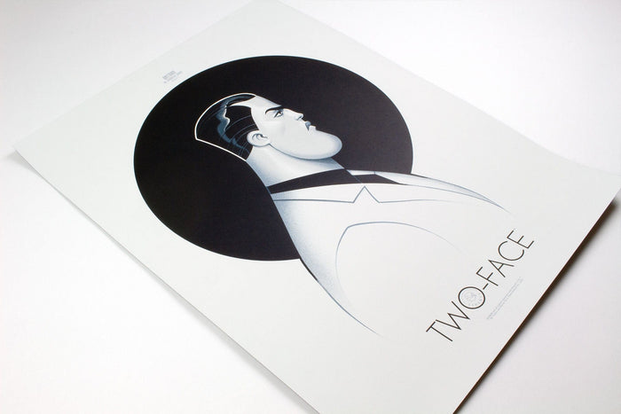 Batman: The Animated Series - Two Face Screenprinted Poster