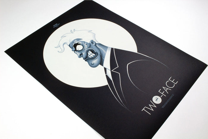 Batman: The Animated Series - Two Face Screenprinted Poster