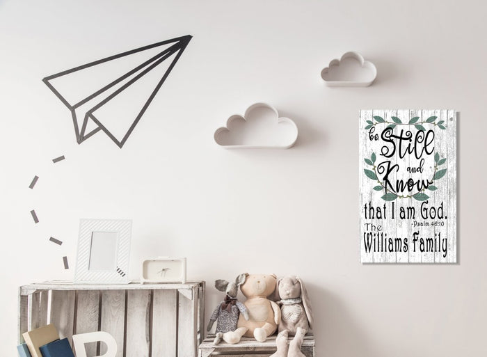 Be Still And Know Wall Art