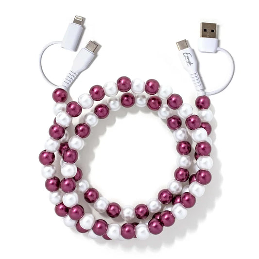 Beaded Phone Charger MS State