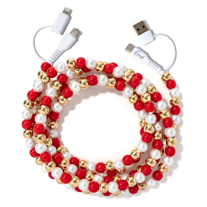 Beaded Phone Charger Patty