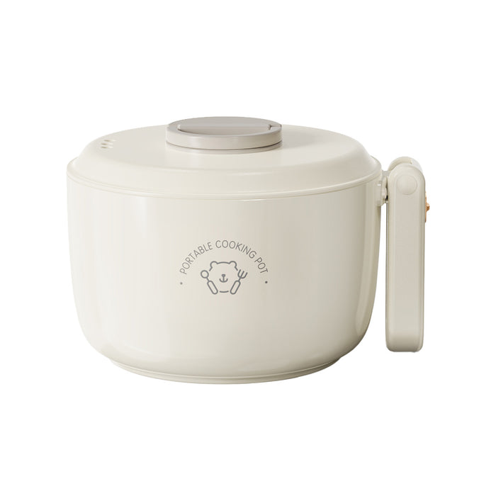 Bear 1.2 Travel Cooker, Travel Pot, Travel jug, Multi Cooker, Mini Steamboat with Ceramic coated inner pot (DRG-V12Z1)