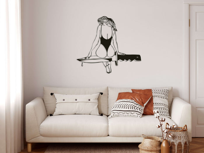 Beauty Metal Wall Art - Decor available at Dekadron for $84.90