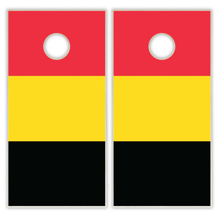 Belgium Flag Cornhole Set