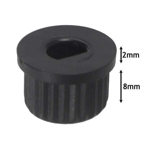 BELLING Oven Cooker Control Knob Dial Switch + Adaptors Black x 8 | PCK686