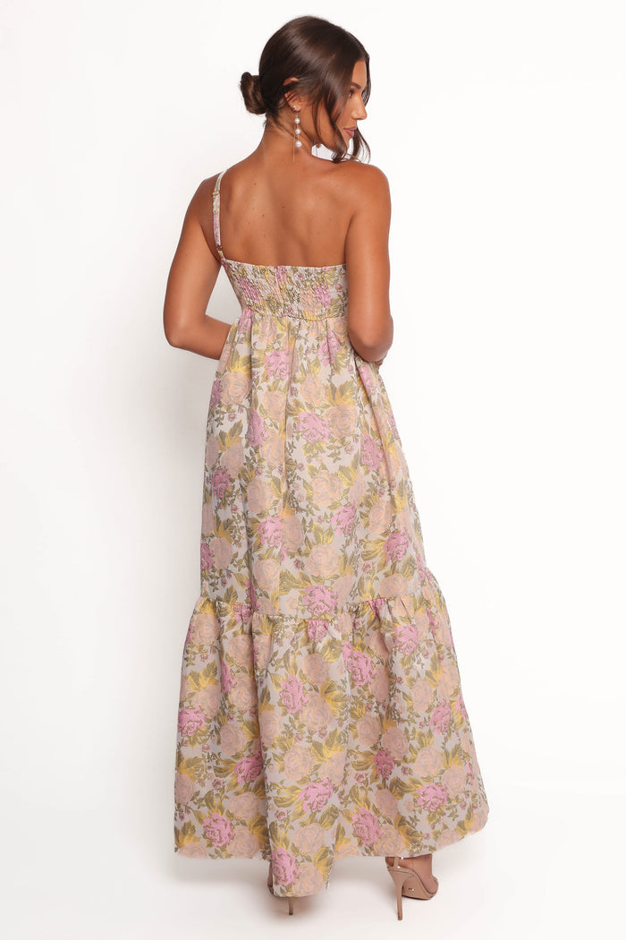 Petal and Pup USA DRESSES Betina Bow Front Maxi Dress - Multi Floral