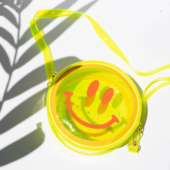 Bewaltz - Jelly Handbag - Yellow Smiley Face