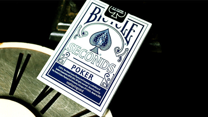 Bicycle® 808 Seconds (Blue) Playing Cards by US Playing Card Co.