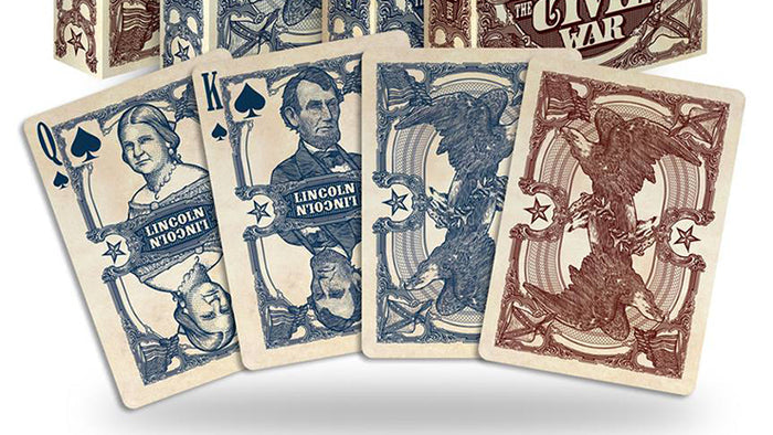 Bicycle Civil War Deck (Blue) Playing Cards by US Playing Card Co.