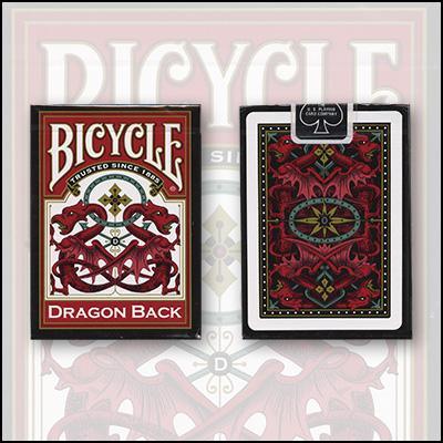 Bicycle® Red Dragon Back Playing Cards by US Playing Card Co.
