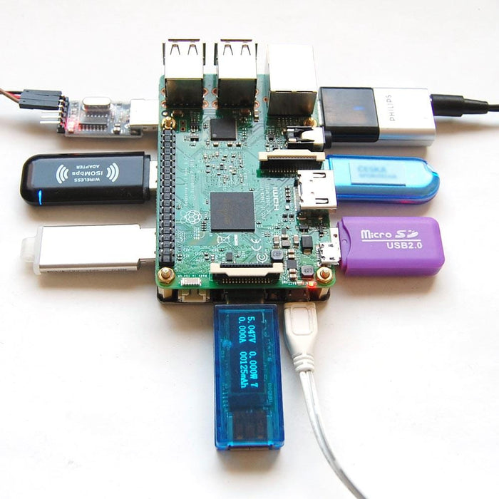 Big7 - 7-port MTT USB Hub For Raspberry Pi [discontinued] by UUGear - The Pi Hut