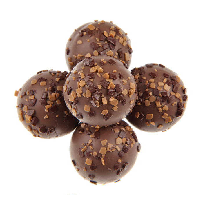 BIRNN Bite Size Milk Chocolate Tiramisu Truffles - 5 LB