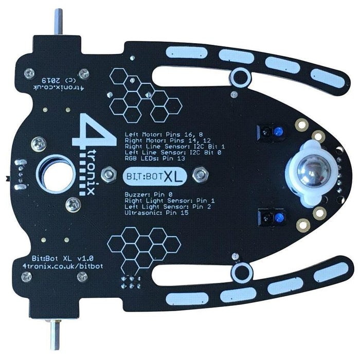 Bit:Bot XL Robot Kit for the micro:bit by 4tronix - The Pi Hut