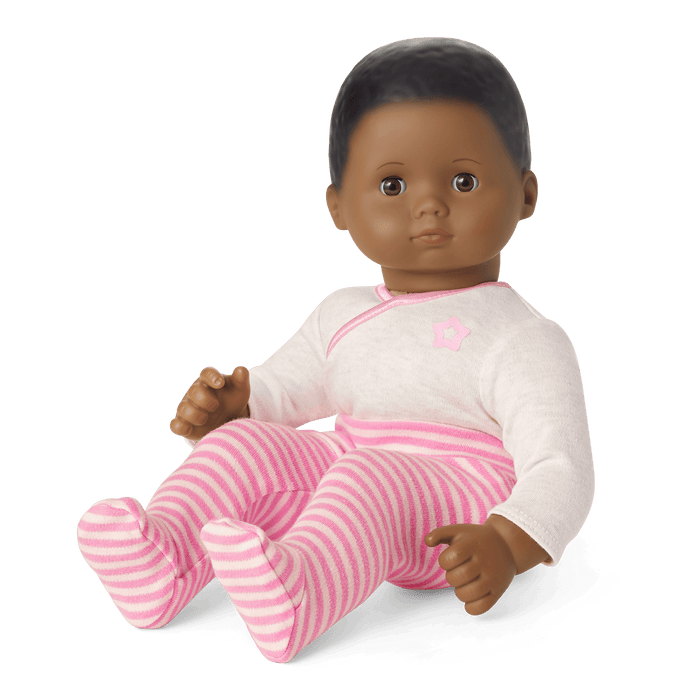 Bitty Baby® Doll #1 with black hair in Pretty Pink