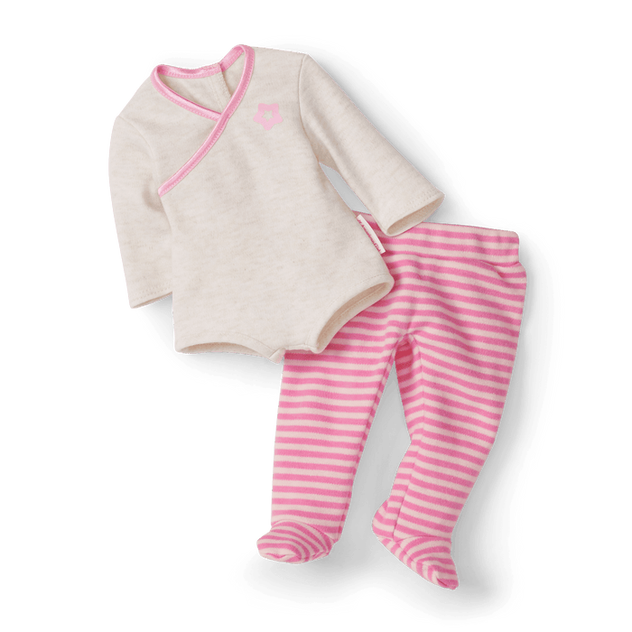 Bitty Baby® Doll #1 with black hair in Pretty Pink