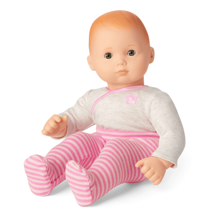 Bitty Baby® Doll #6 with red hair in Pretty Pink