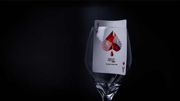 Blood Amber Playing Cards by US Playing Card Co.