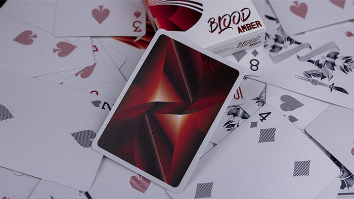 Blood Amber Playing Cards by US Playing Card Co.