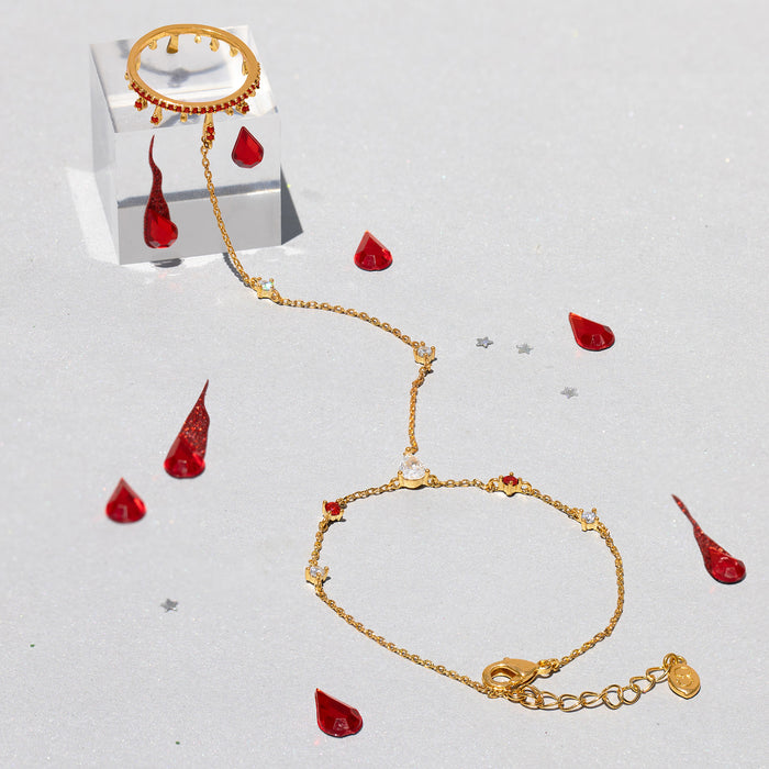 Blood Moon Hand Chain
